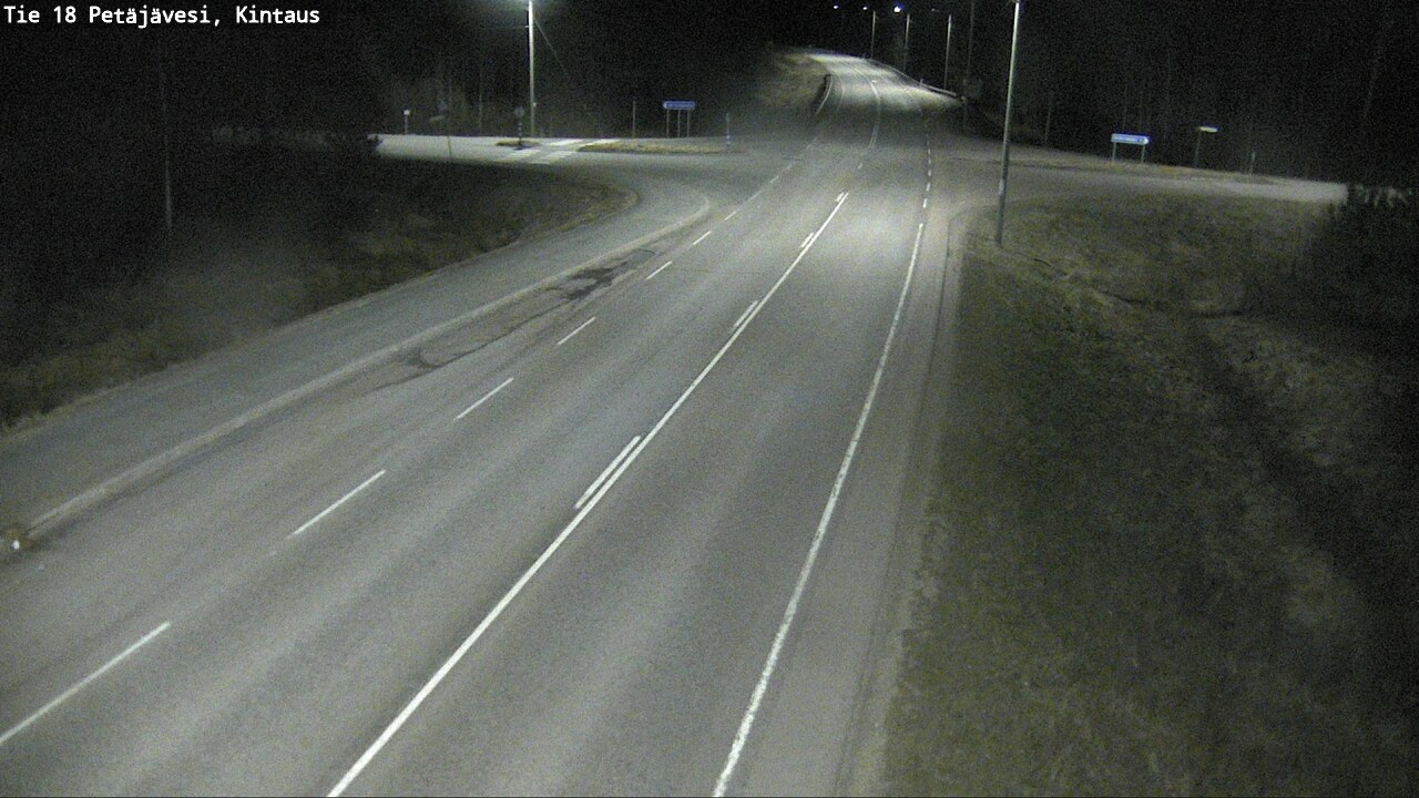 Weather Camera Image Väg 18 Petäjävesi, Kintaus, Petäjävesi, Keski-Suomi