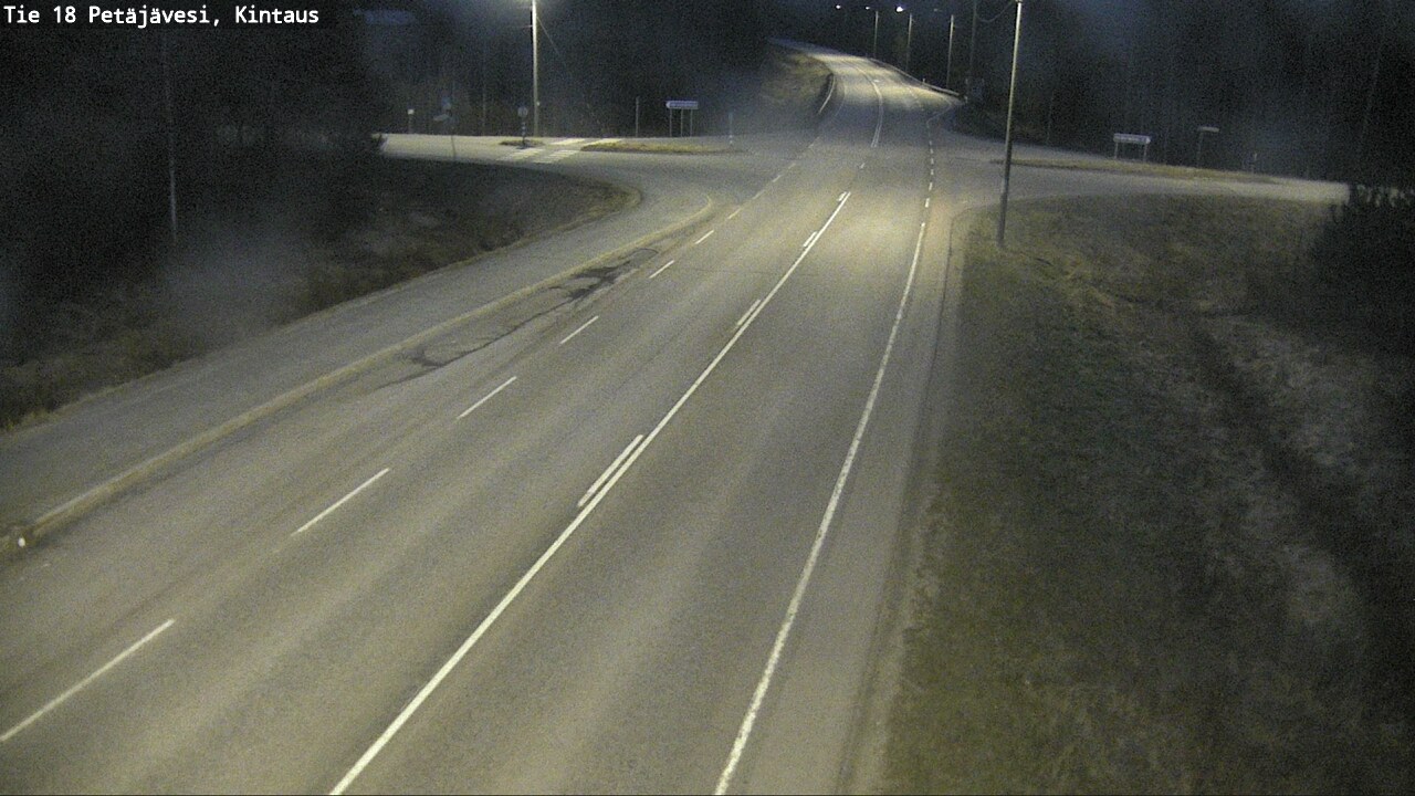 Weather Camera Image Road 18 Petäjävesi, Kintaus, Petäjävesi, Keski-Suomi