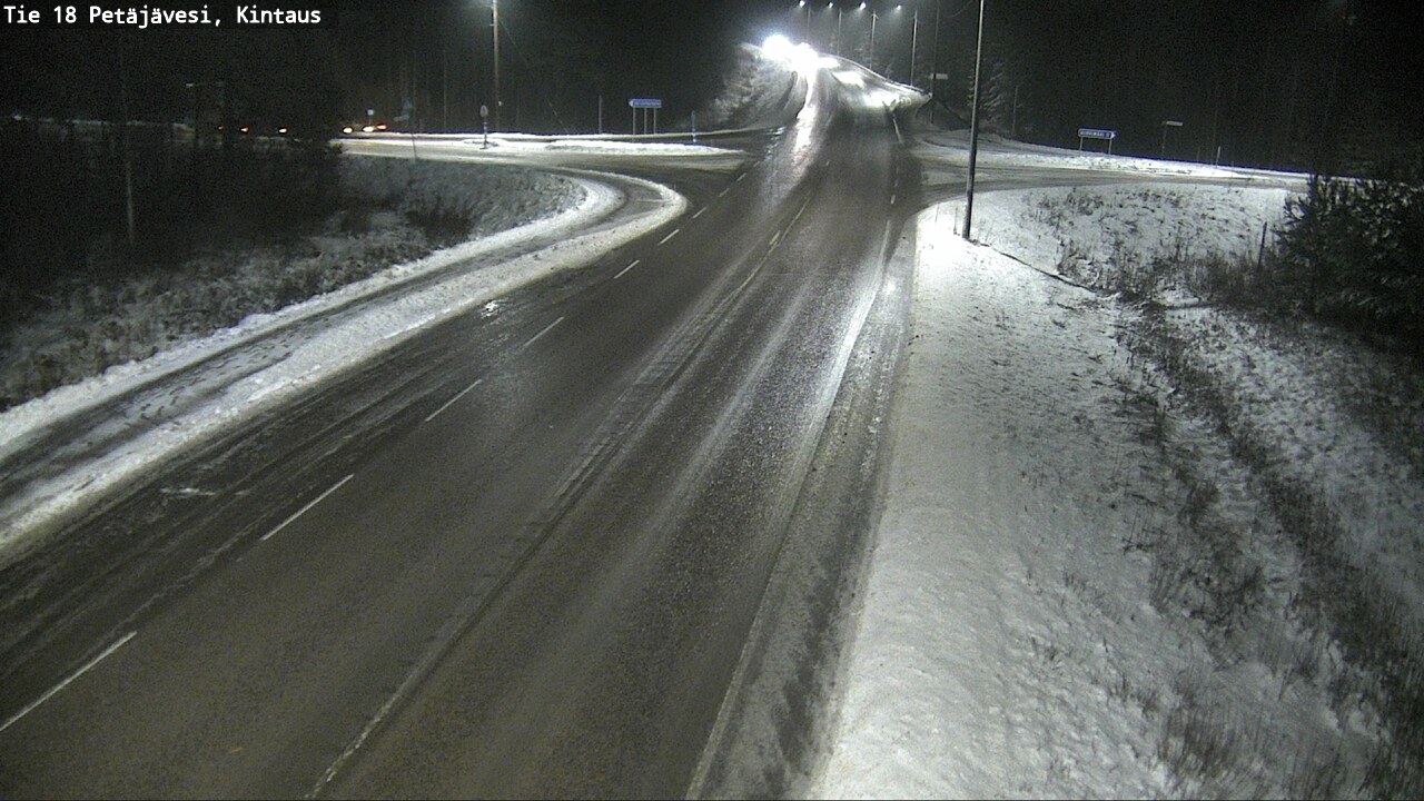 Weather Camera Image Road 18 Petäjävesi, Kintaus, Petäjävesi, Keski-Suomi