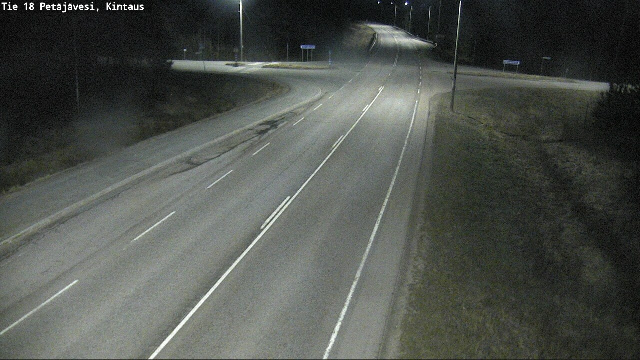 Weather Camera Image Väg 18 Petäjävesi, Kintaus, Petäjävesi, Keski-Suomi