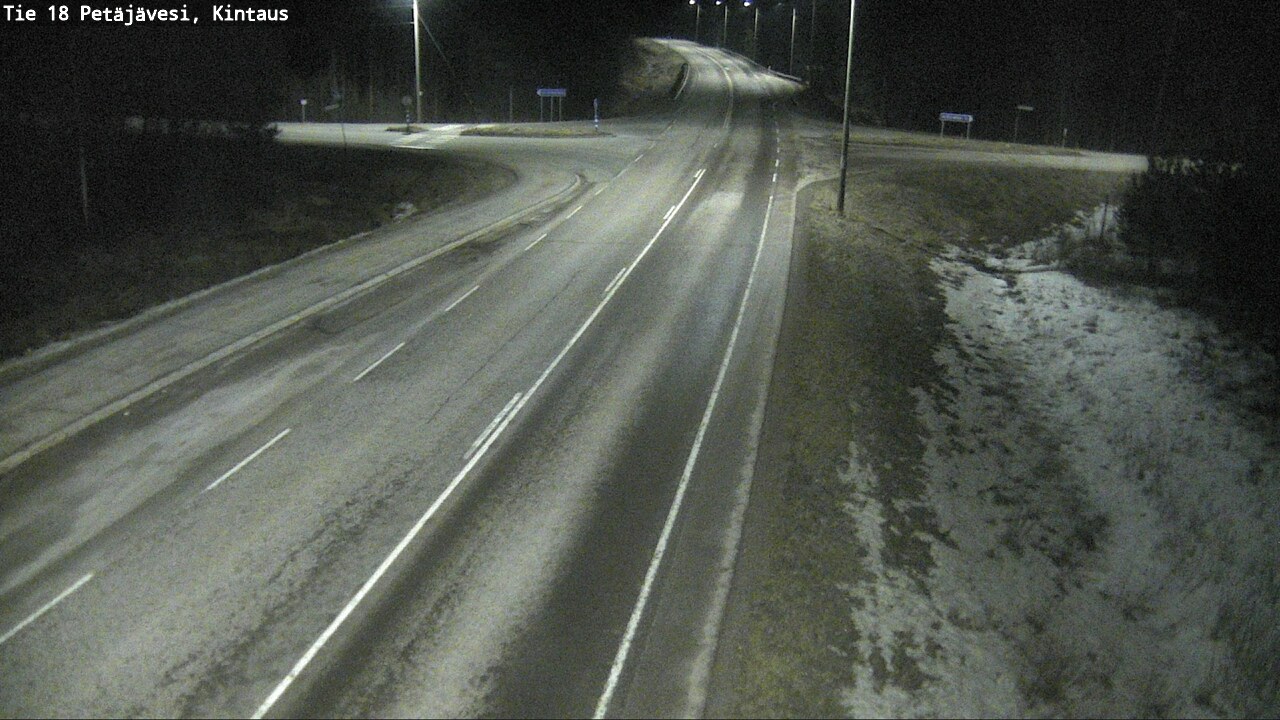 Weather Camera Image Väg 18 Petäjävesi, Kintaus, Petäjävesi, Keski-Suomi