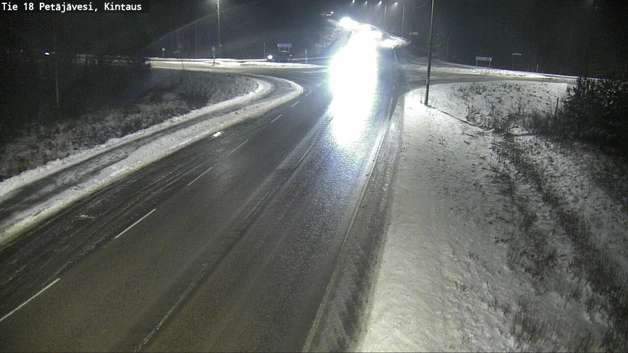 Weather Camera Image Road 18 Petäjävesi, Kintaus, Petäjävesi, Keski-Suomi