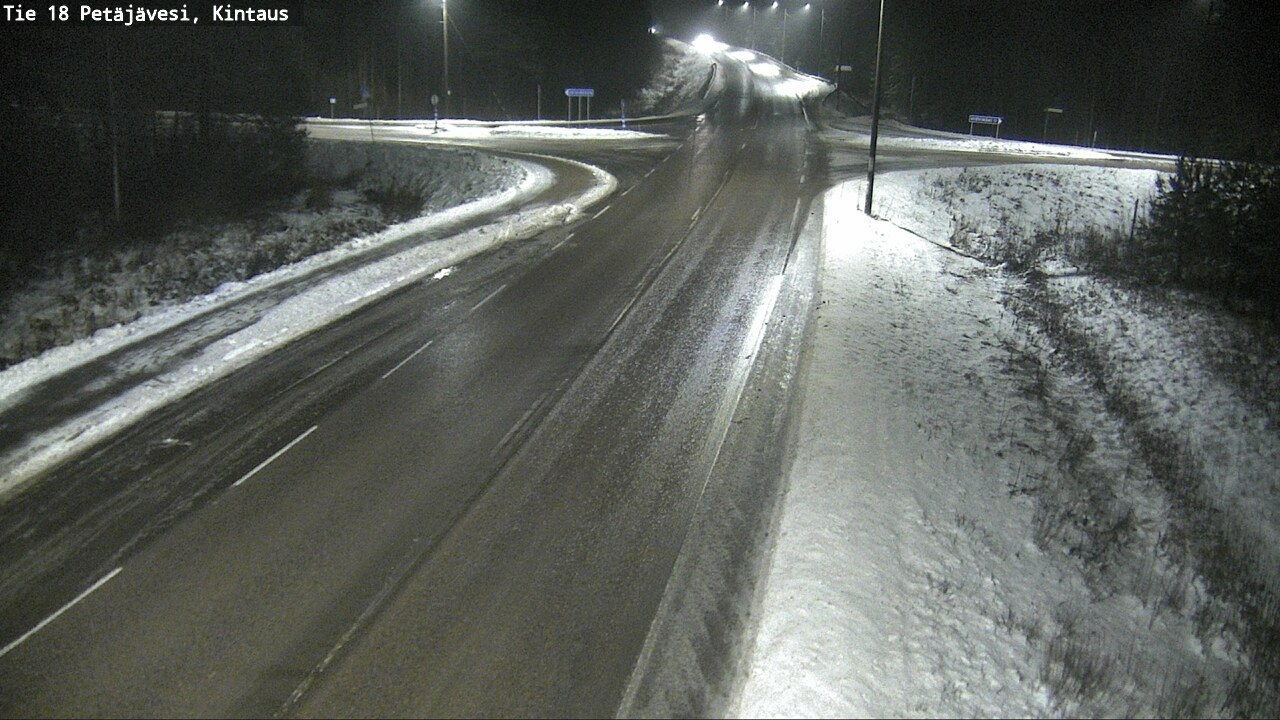 Weather Camera Image Road 18 Petäjävesi, Kintaus, Petäjävesi, Keski-Suomi