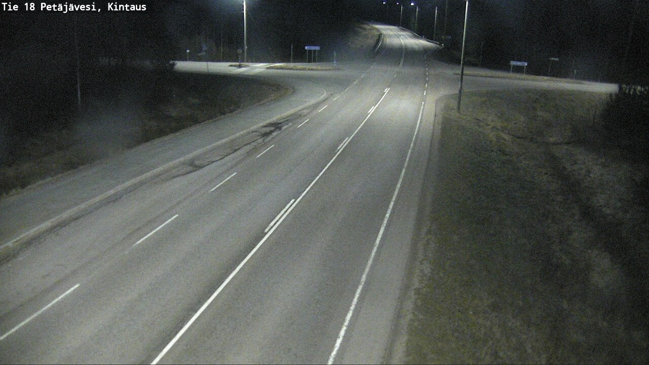 Weather Camera Image Väg 18 Petäjävesi, Kintaus, Petäjävesi, Keski-Suomi