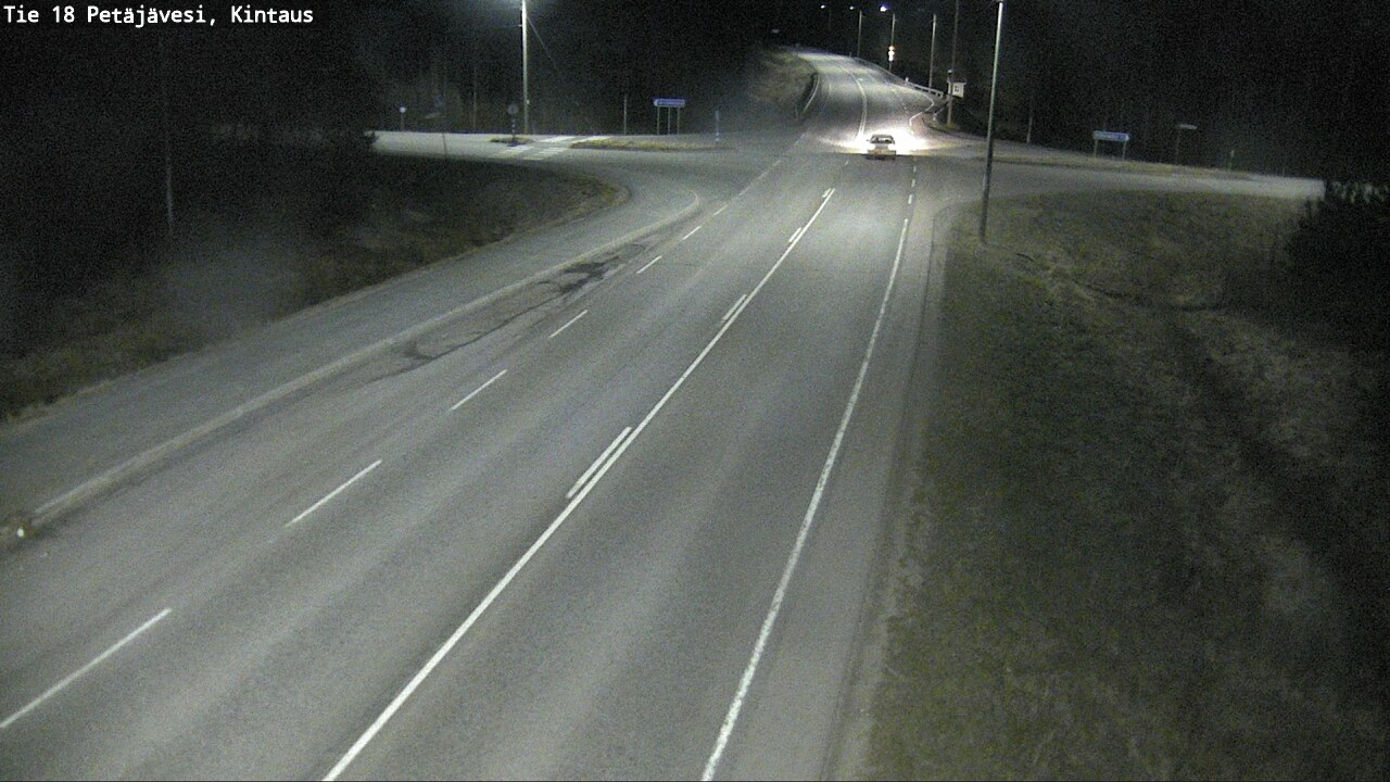 Weather Camera Image Road 18 Petäjävesi, Kintaus, Petäjävesi, Keski-Suomi