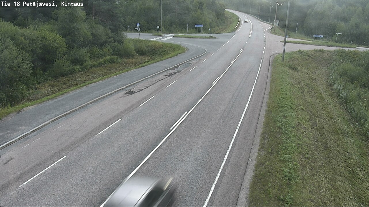Weather Camera Image Road 18 Petäjävesi, Kintaus, Petäjävesi, Keski-Suomi