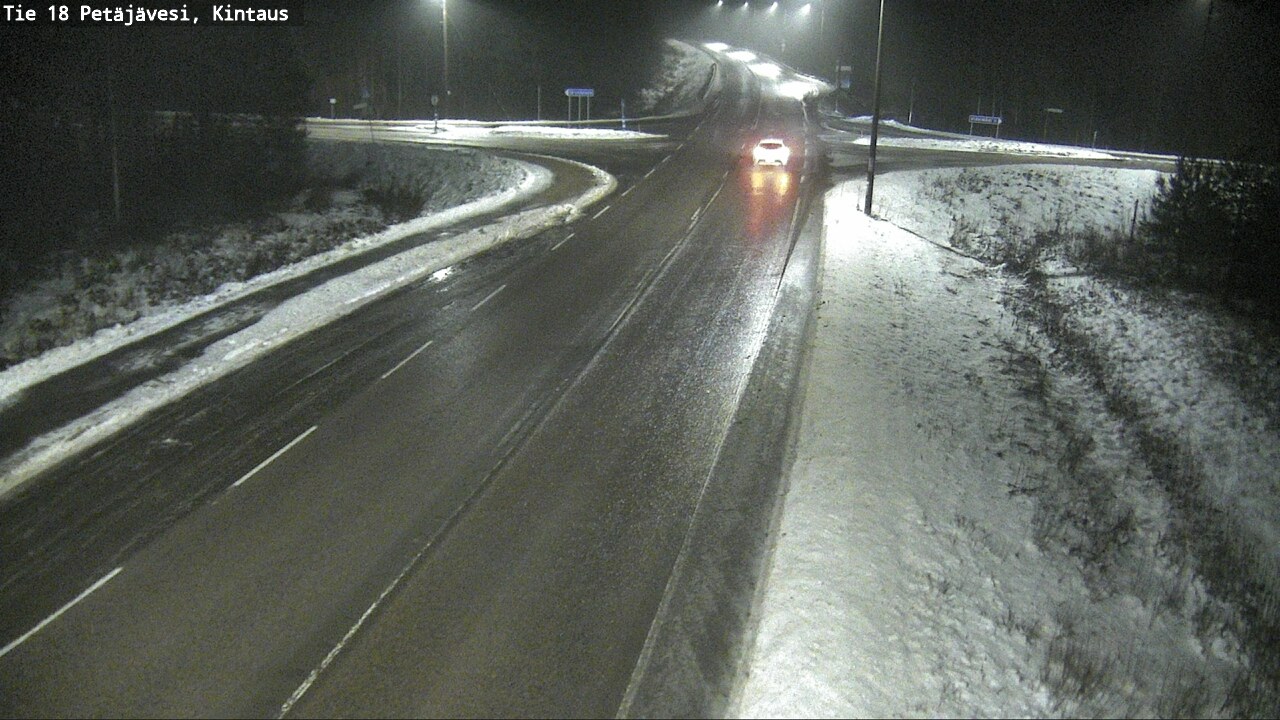 Weather Camera Image Road 18 Petäjävesi, Kintaus, Petäjävesi, Keski-Suomi