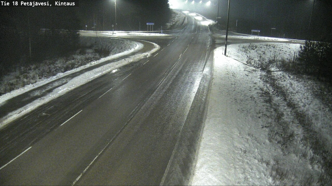 Weather Camera Image Road 18 Petäjävesi, Kintaus, Petäjävesi, Keski-Suomi