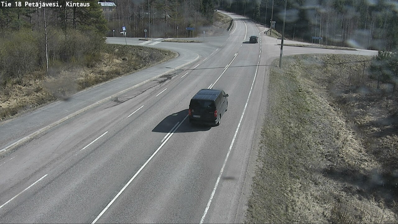Weather Camera Image Väg 18 Petäjävesi, Kintaus, Petäjävesi, Keski-Suomi