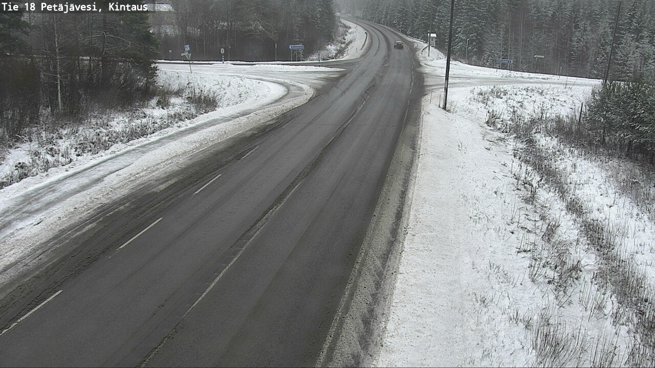 Weather Camera Image Road 18 Petäjävesi, Kintaus, Petäjävesi, Keski-Suomi