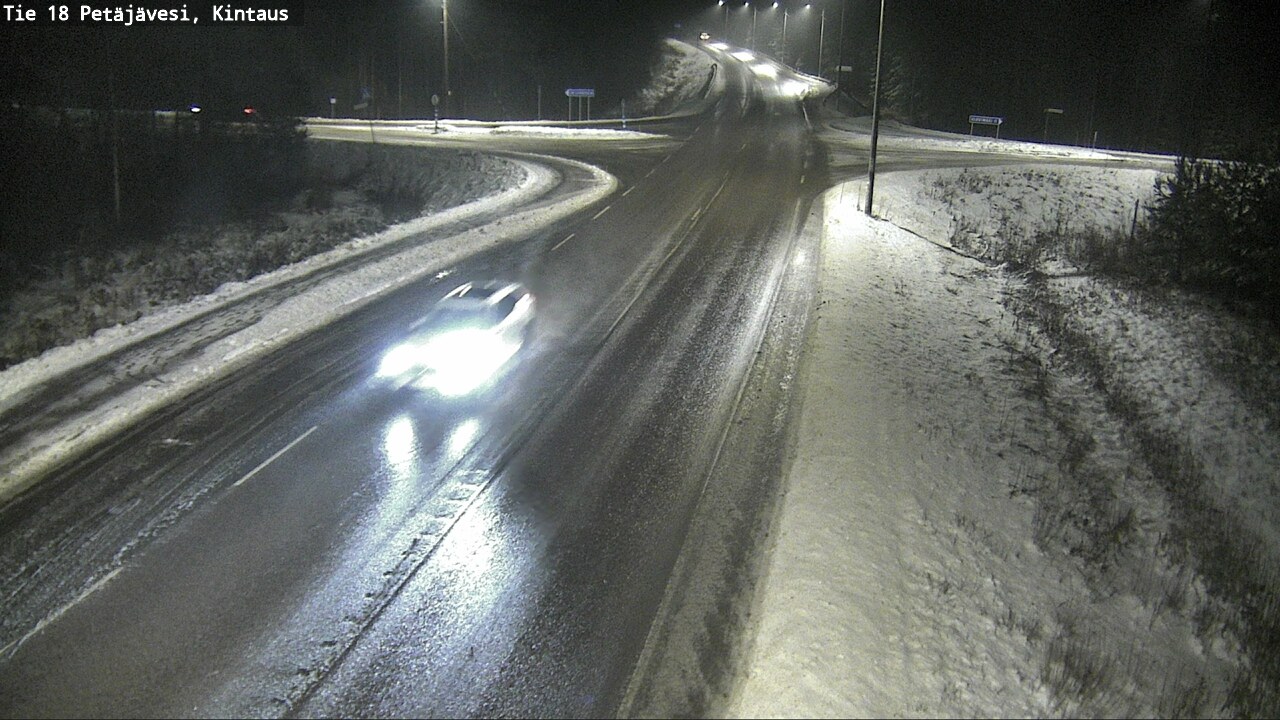 Weather Camera Image Road 18 Petäjävesi, Kintaus, Petäjävesi, Keski-Suomi