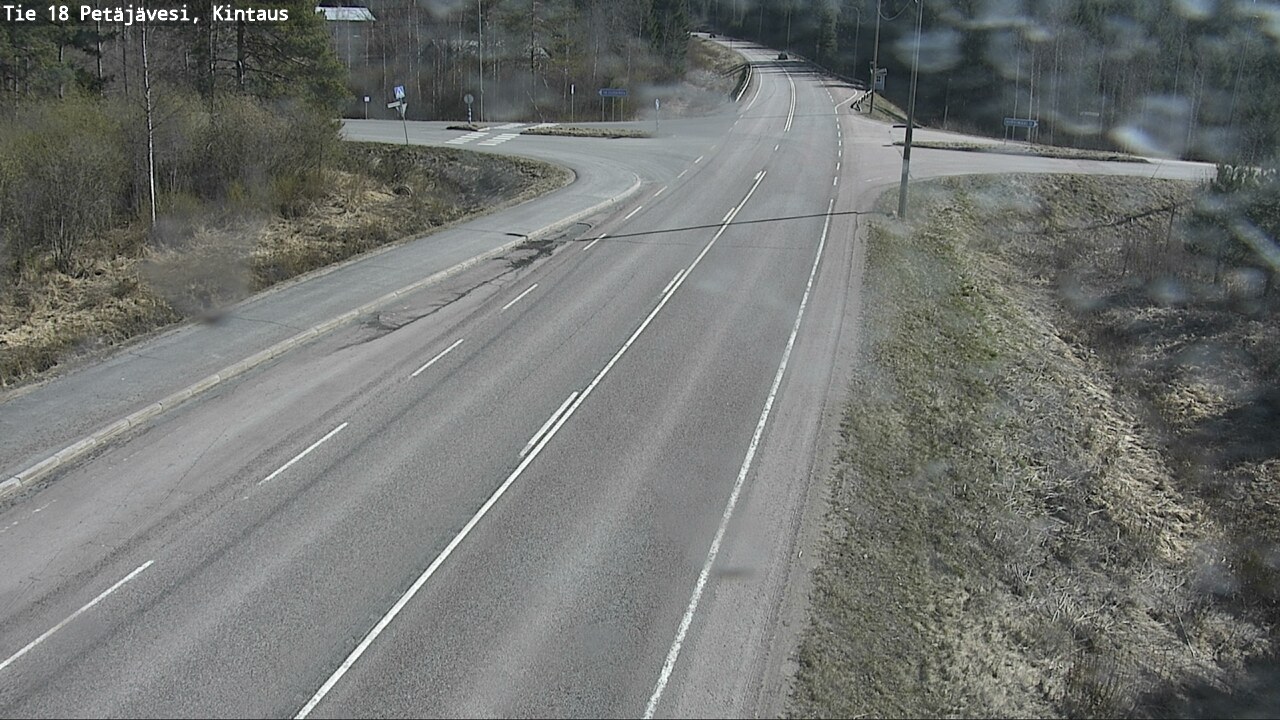Weather Camera Image Väg 18 Petäjävesi, Kintaus, Petäjävesi, Keski-Suomi