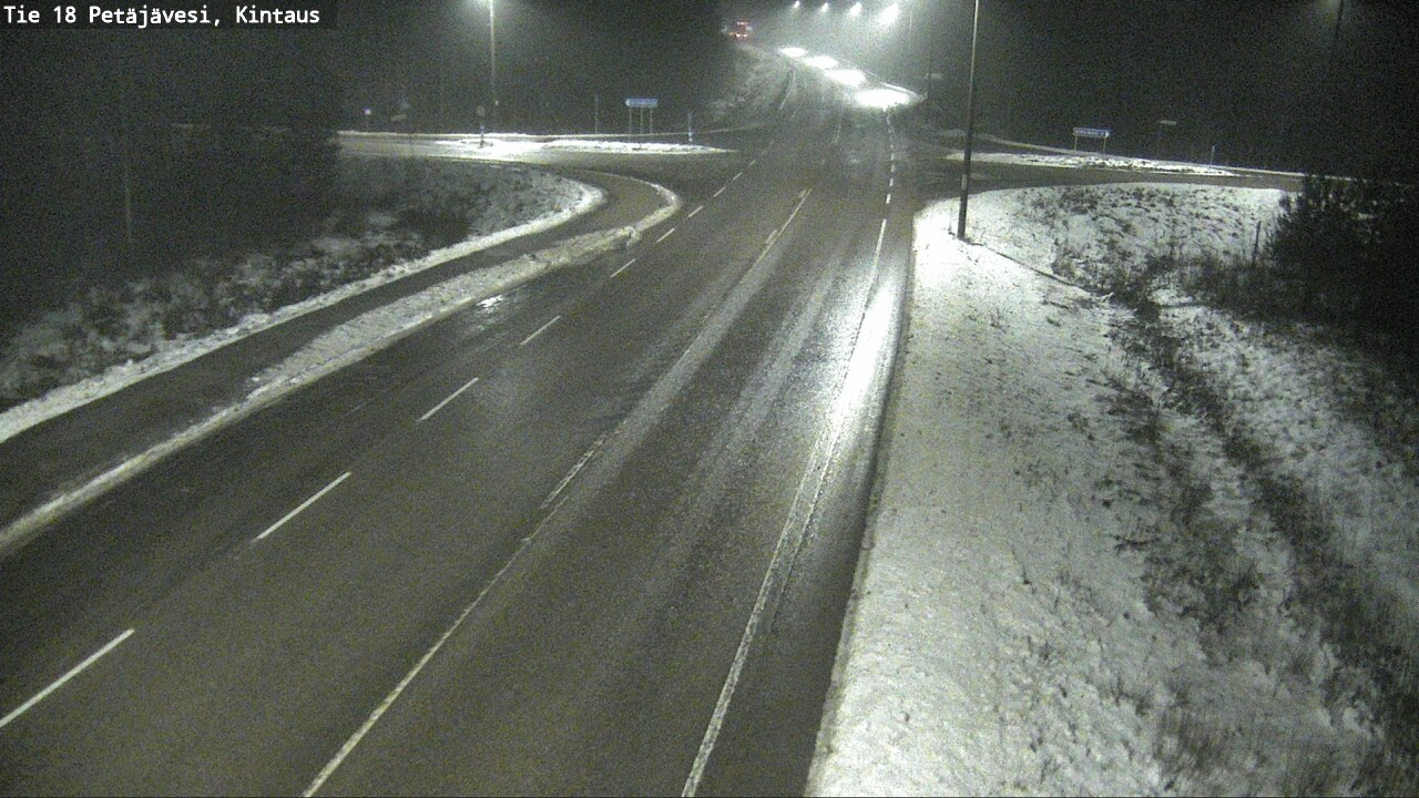 Weather Camera Image Road 18 Petäjävesi, Kintaus, Petäjävesi, Keski-Suomi