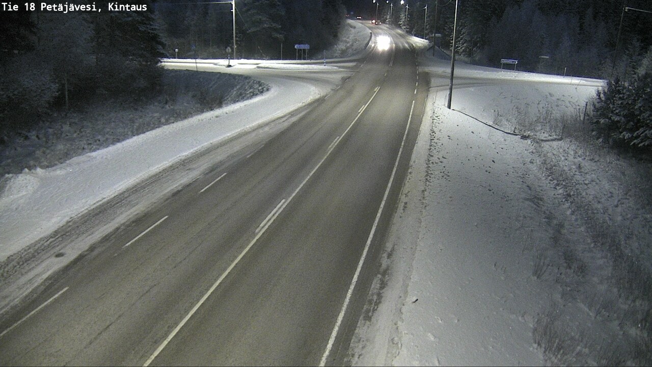 Weather Camera Image Road 18 Petäjävesi, Kintaus, Petäjävesi, Keski-Suomi