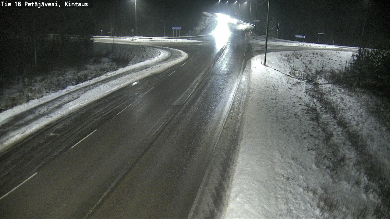 Weather Camera Image Road 18 Petäjävesi, Kintaus, Petäjävesi, Keski-Suomi