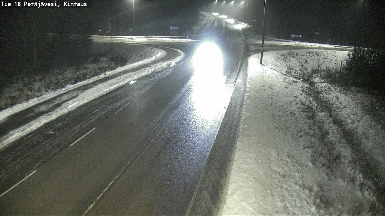 Weather Camera Image Road 18 Petäjävesi, Kintaus, Petäjävesi, Keski-Suomi