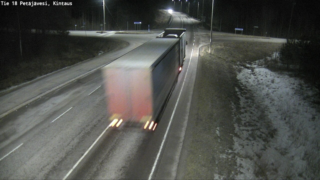 Weather Camera Image Road 18 Petäjävesi, Kintaus, Petäjävesi, Keski-Suomi