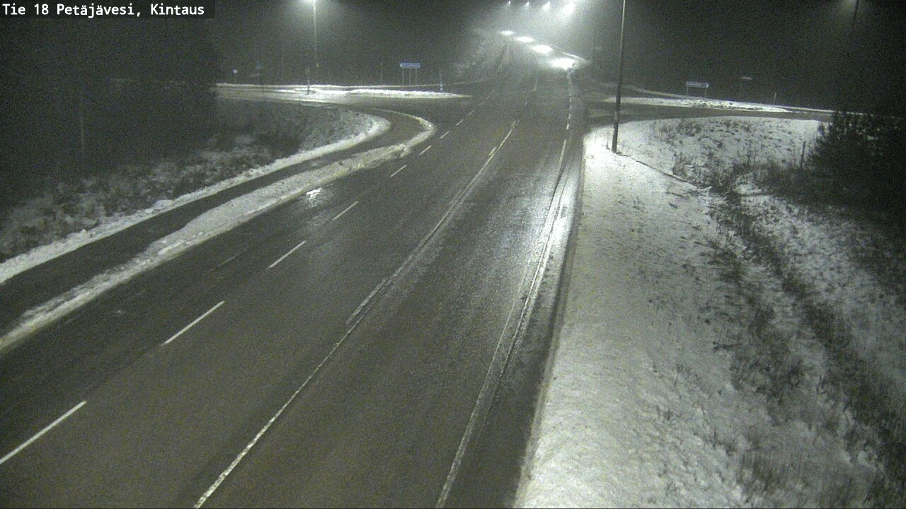 Weather Camera Image Road 18 Petäjävesi, Kintaus, Petäjävesi, Keski-Suomi