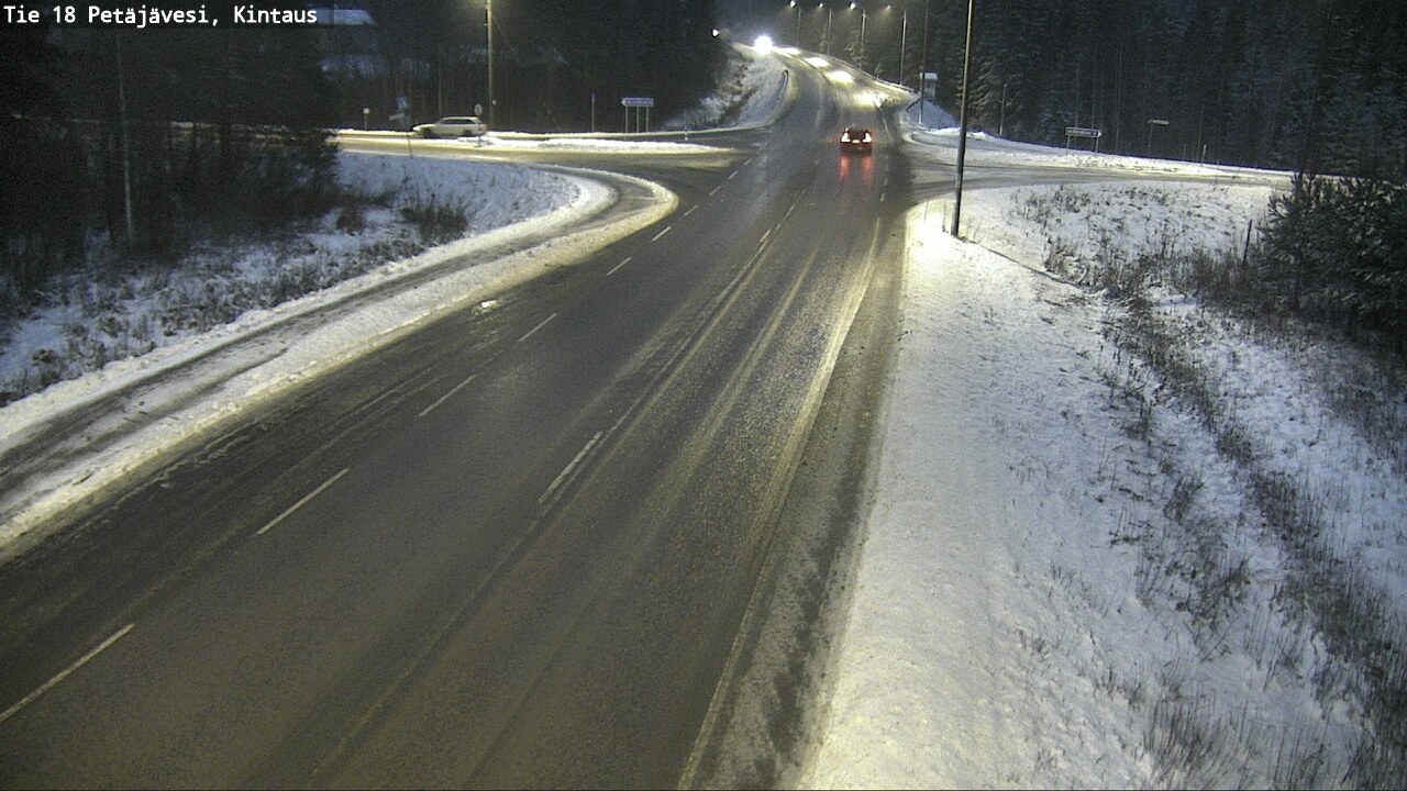 Weather Camera Image Road 18 Petäjävesi, Kintaus, Petäjävesi, Keski-Suomi