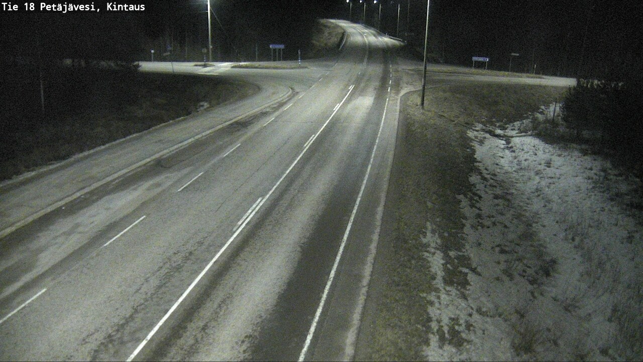 Weather Camera Image Väg 18 Petäjävesi, Kintaus, Petäjävesi, Keski-Suomi
