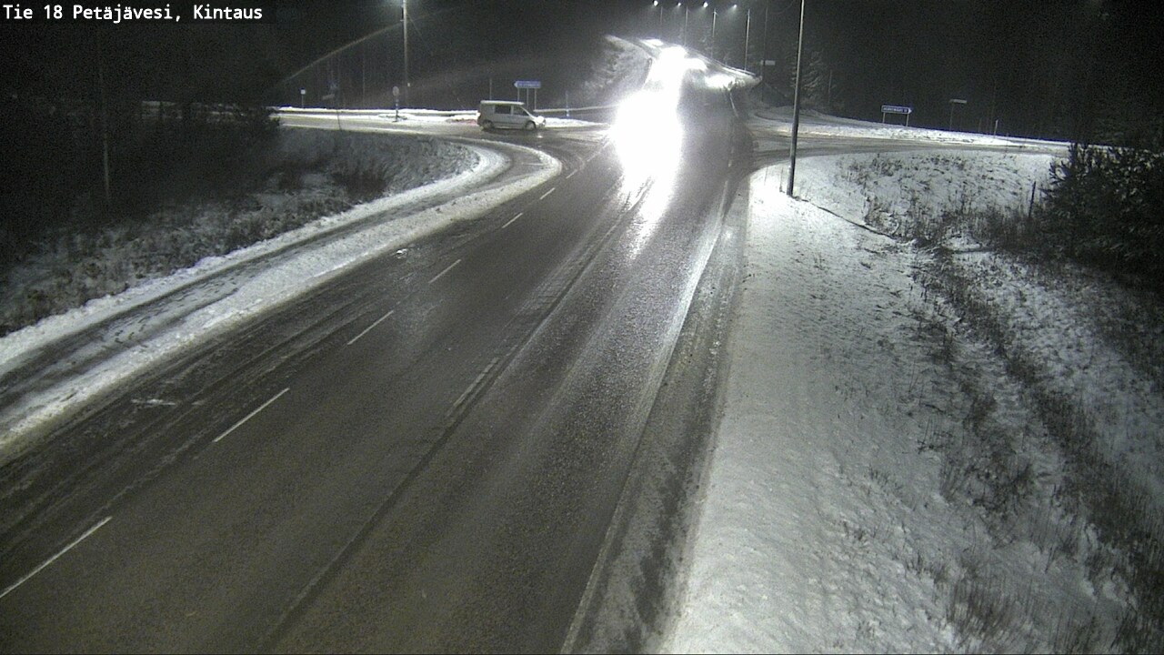 Weather Camera Image Road 18 Petäjävesi, Kintaus, Petäjävesi, Keski-Suomi