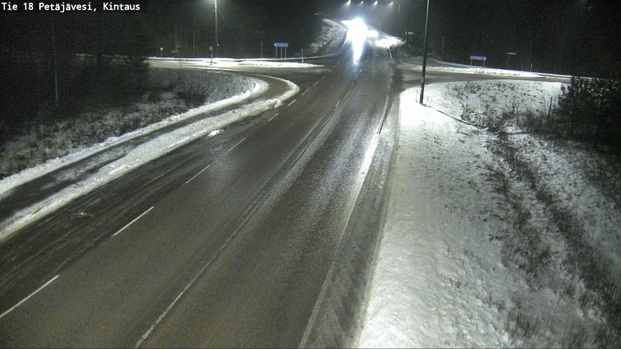 Weather Camera Image Road 18 Petäjävesi, Kintaus, Petäjävesi, Keski-Suomi