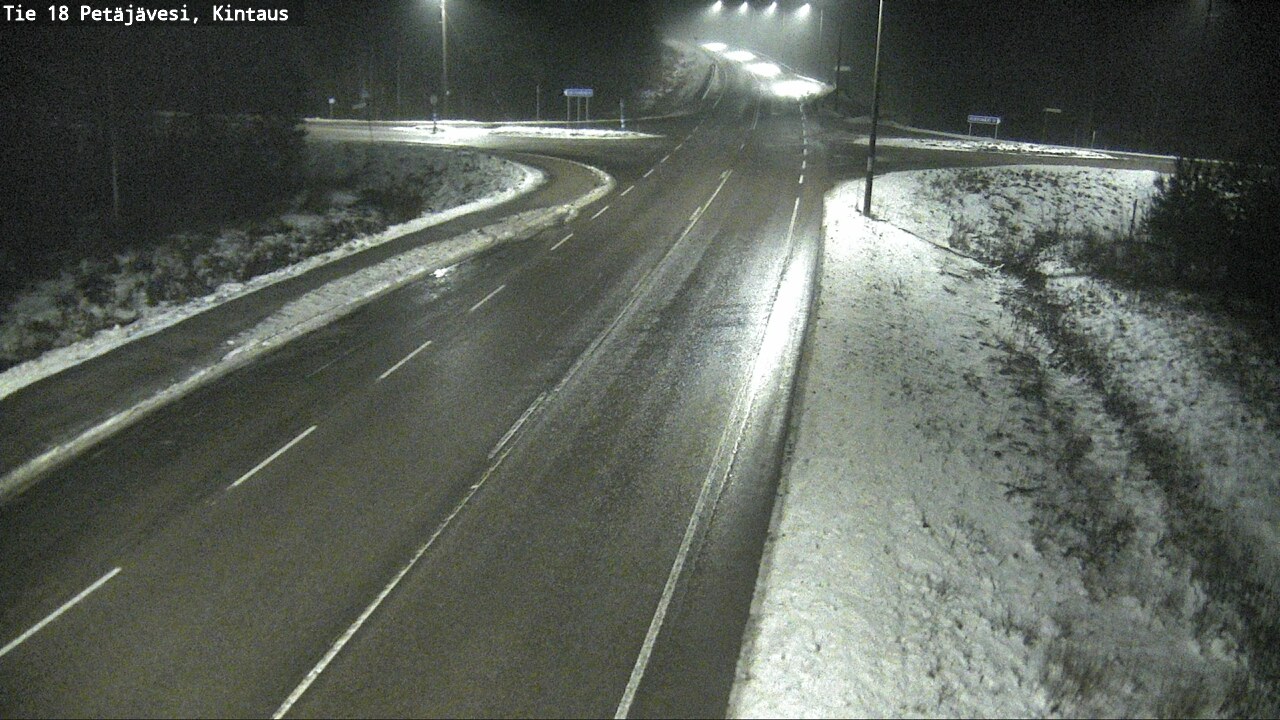 Weather Camera Image Road 18 Petäjävesi, Kintaus, Petäjävesi, Keski-Suomi