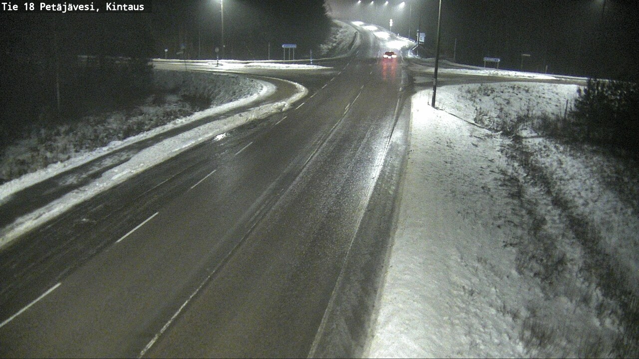 Weather Camera Image Road 18 Petäjävesi, Kintaus, Petäjävesi, Keski-Suomi