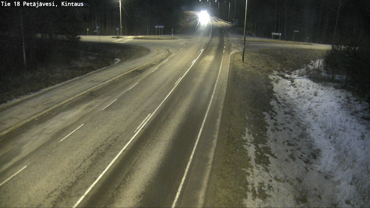 Weather Camera Image Väg 18 Petäjävesi, Kintaus, Petäjävesi, Keski-Suomi