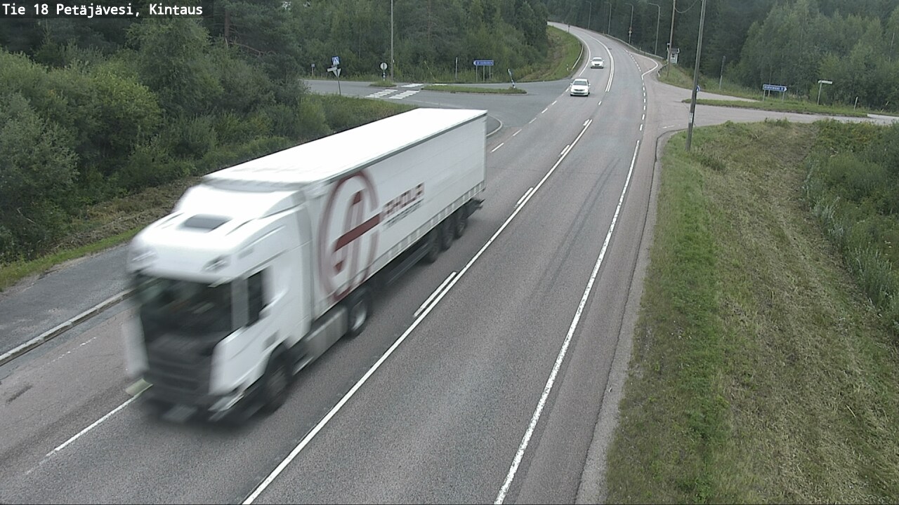 Weather Camera Image Road 18 Petäjävesi, Kintaus, Petäjävesi, Keski-Suomi