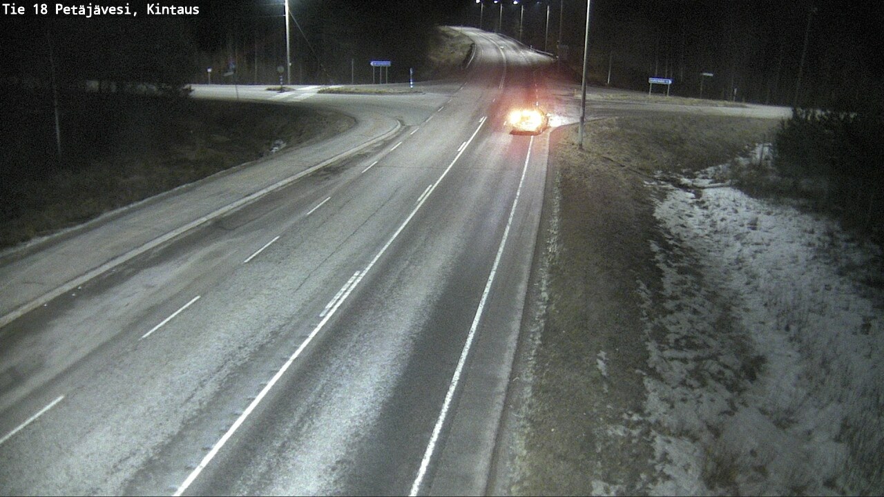 Weather Camera Image Road 18 Petäjävesi, Kintaus, Petäjävesi, Keski-Suomi