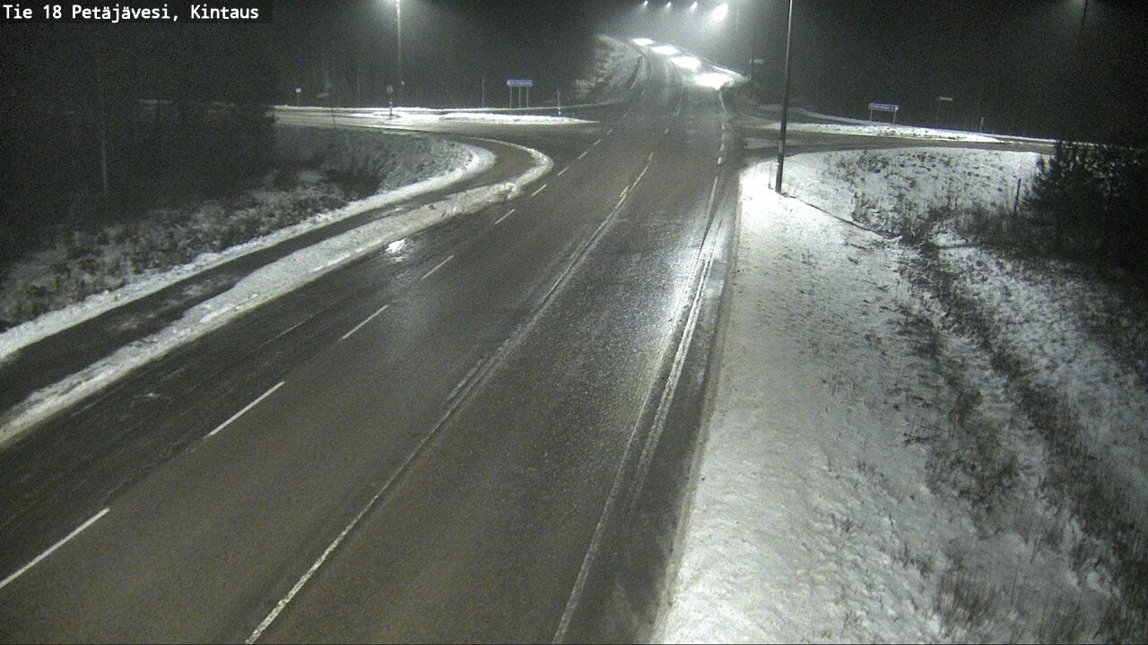 Weather Camera Image Road 18 Petäjävesi, Kintaus, Petäjävesi, Keski-Suomi