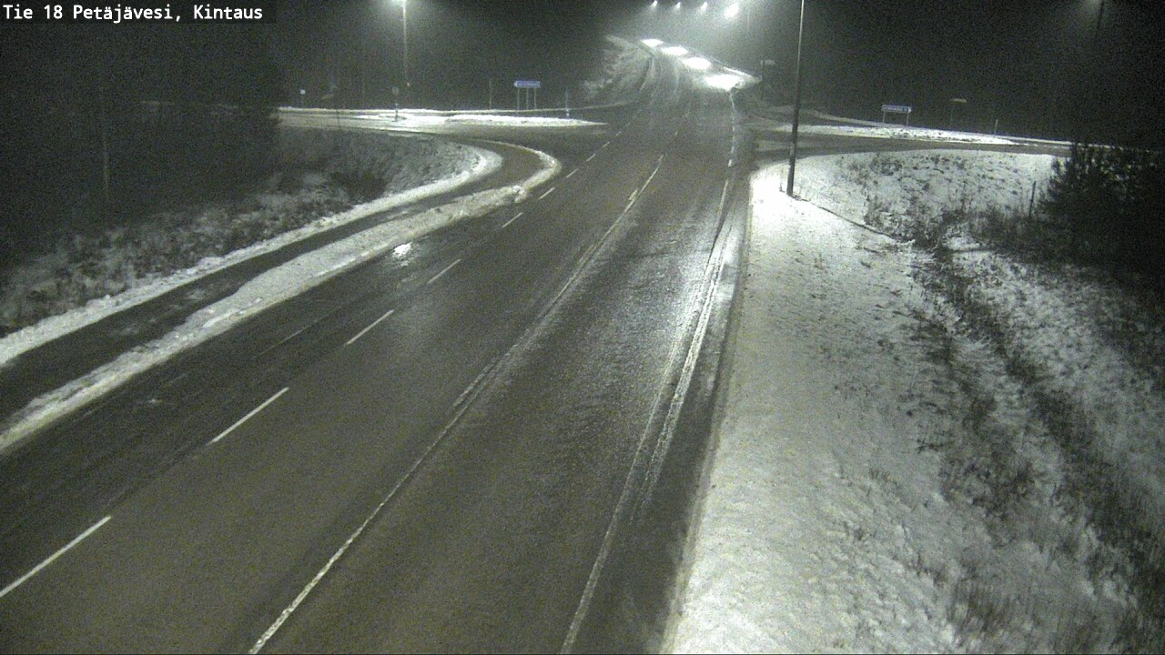 Weather Camera Image Road 18 Petäjävesi, Kintaus, Petäjävesi, Keski-Suomi