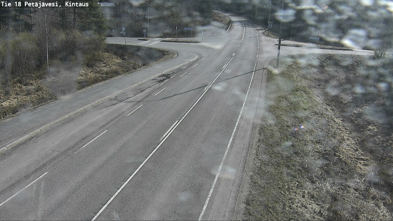 Weather Camera Image Väg 18 Petäjävesi, Kintaus, Petäjävesi, Keski-Suomi