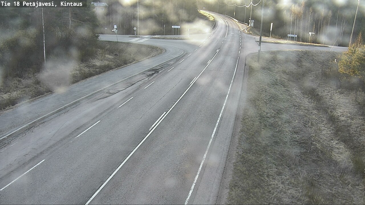 Weather Camera Image Väg 18 Petäjävesi, Kintaus, Petäjävesi, Keski-Suomi