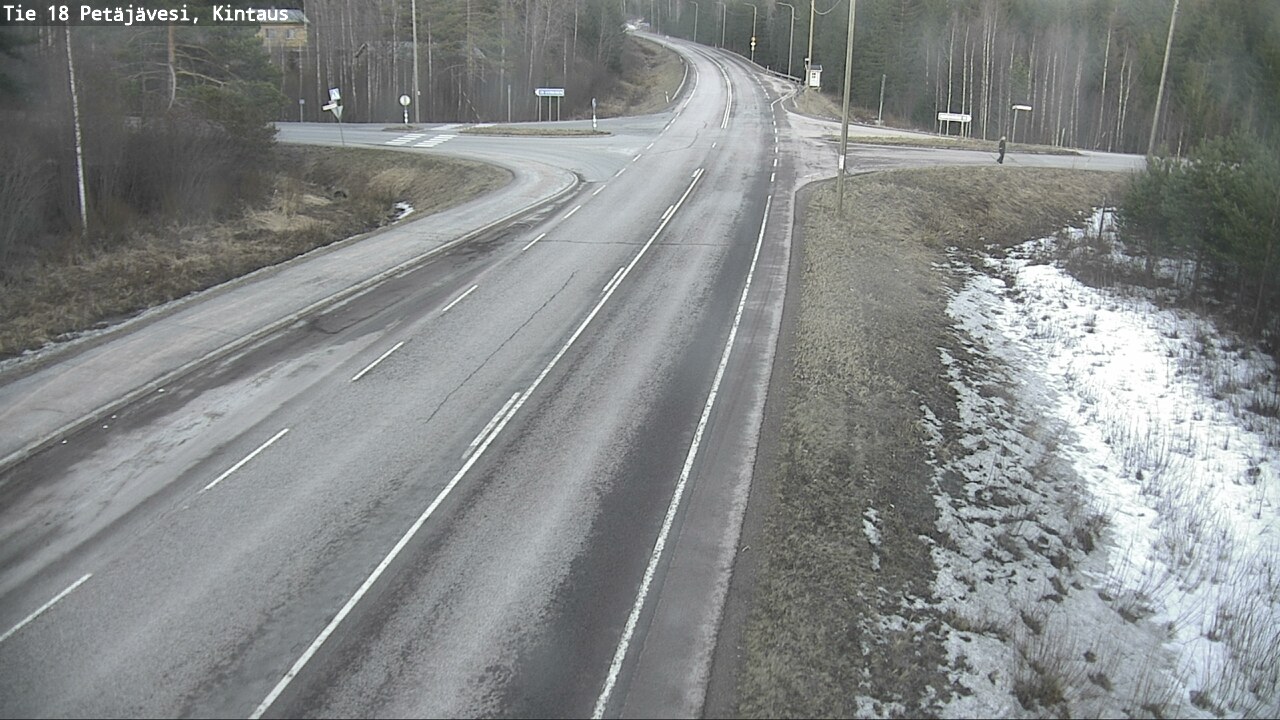 Weather Camera Image Road 18 Petäjävesi, Kintaus, Petäjävesi, Keski-Suomi