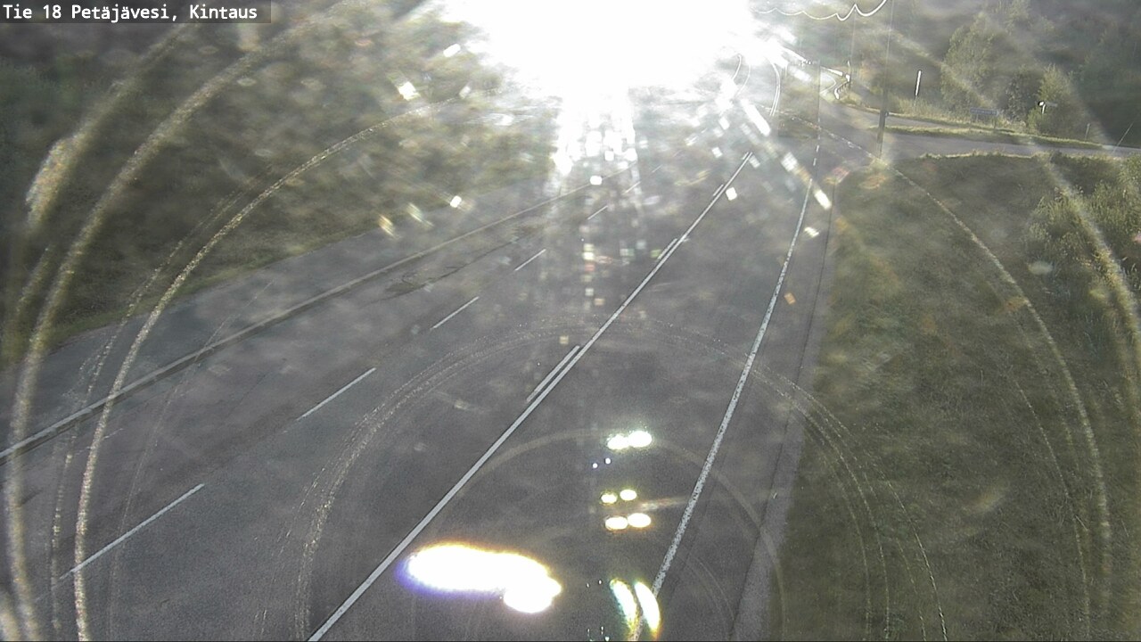 Weather Camera Image Road 18 Petäjävesi, Kintaus, Petäjävesi, Keski-Suomi