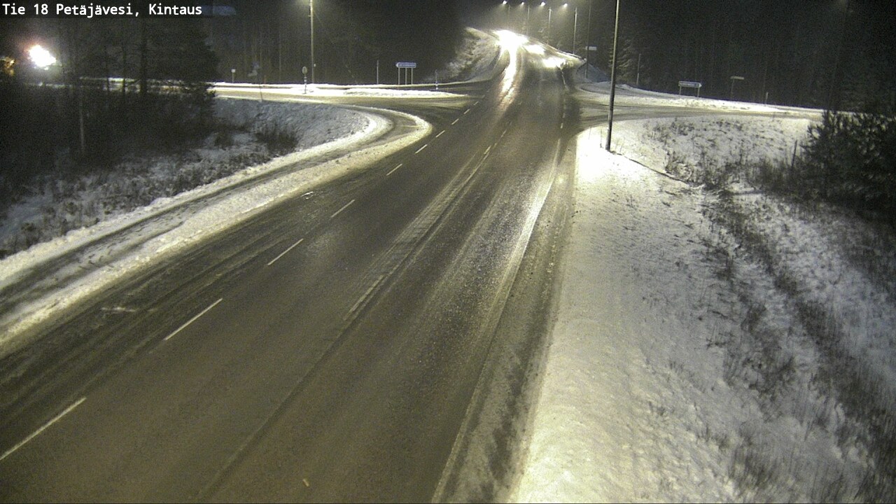 Weather Camera Image Road 18 Petäjävesi, Kintaus, Petäjävesi, Keski-Suomi