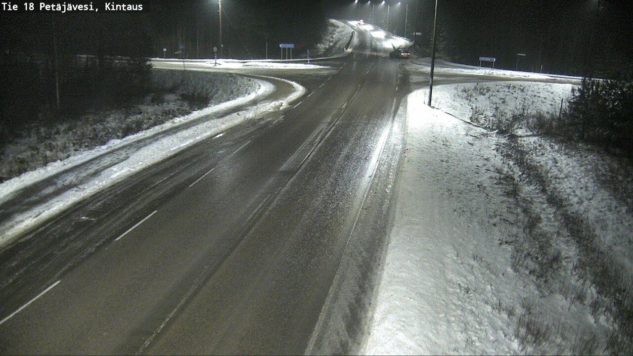Weather Camera Image Road 18 Petäjävesi, Kintaus, Petäjävesi, Keski-Suomi