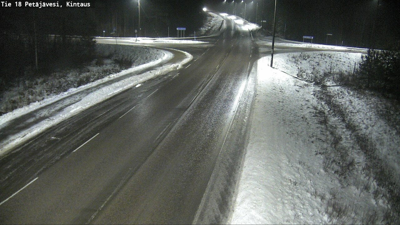 Weather Camera Image Road 18 Petäjävesi, Kintaus, Petäjävesi, Keski-Suomi