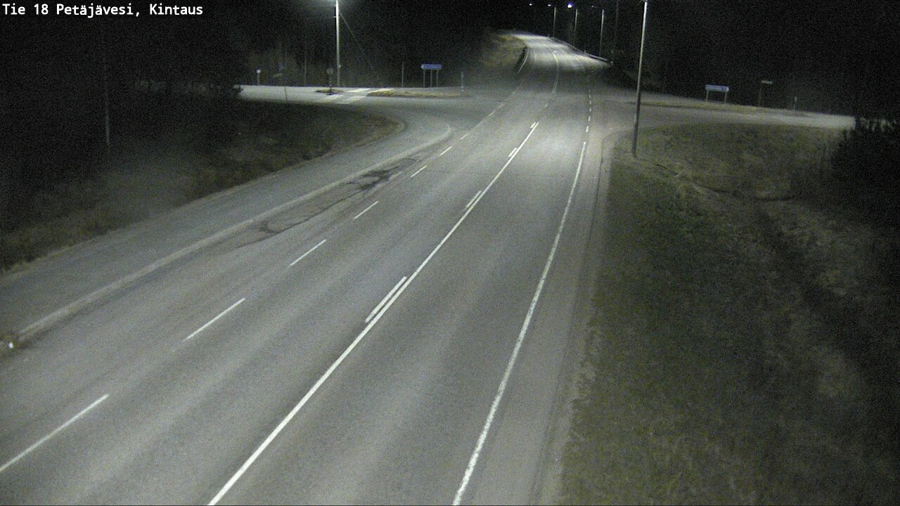 Weather Camera Image Road 18 Petäjävesi, Kintaus, Petäjävesi, Keski-Suomi