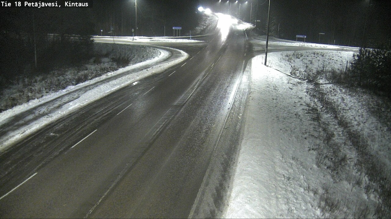 Weather Camera Image Road 18 Petäjävesi, Kintaus, Petäjävesi, Keski-Suomi