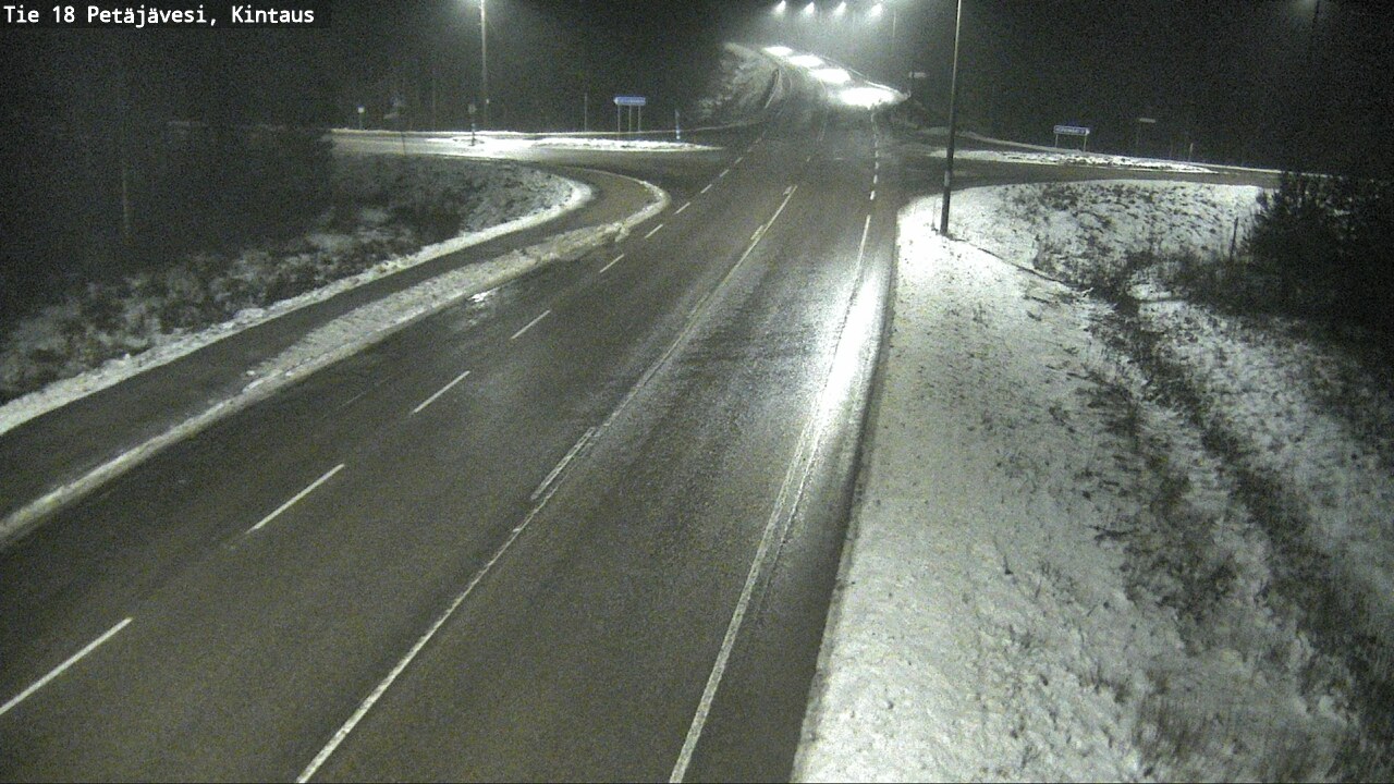 Weather Camera Image Road 18 Petäjävesi, Kintaus, Petäjävesi, Keski-Suomi