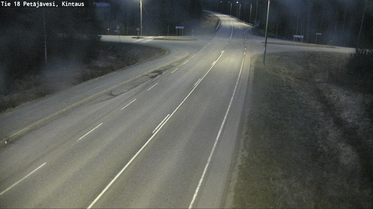 Weather Camera Image Road 18 Petäjävesi, Kintaus, Petäjävesi, Keski-Suomi