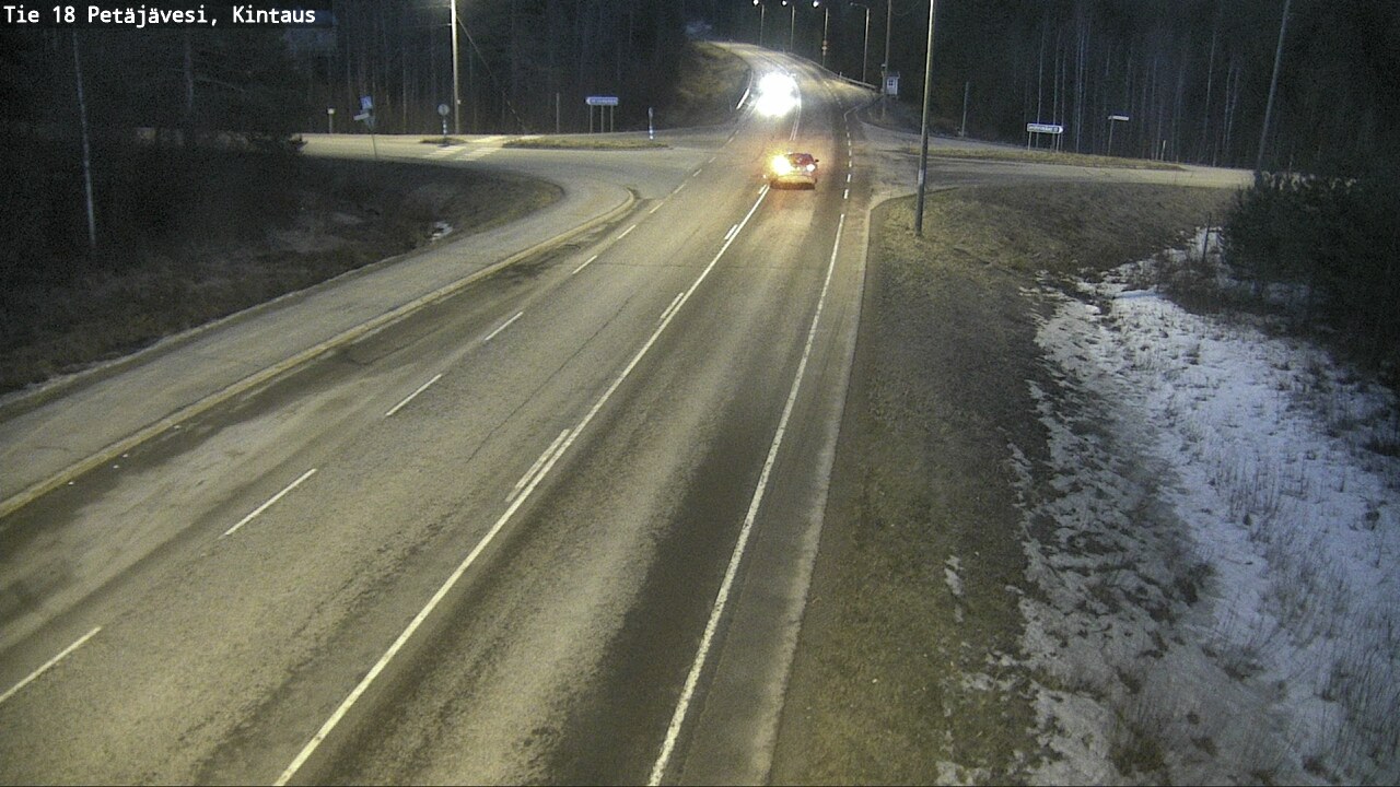 Weather Camera Image Road 18 Petäjävesi, Kintaus, Petäjävesi, Keski-Suomi