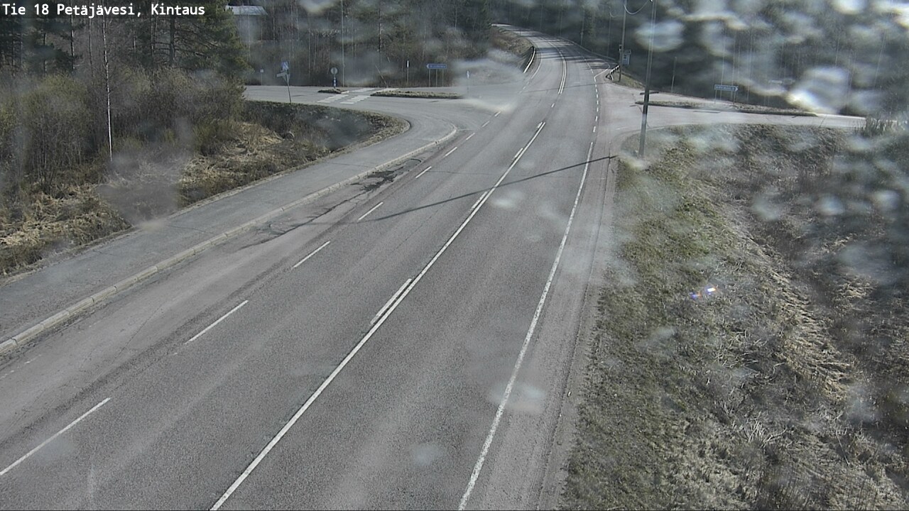 Weather Camera Image Väg 18 Petäjävesi, Kintaus, Petäjävesi, Keski-Suomi