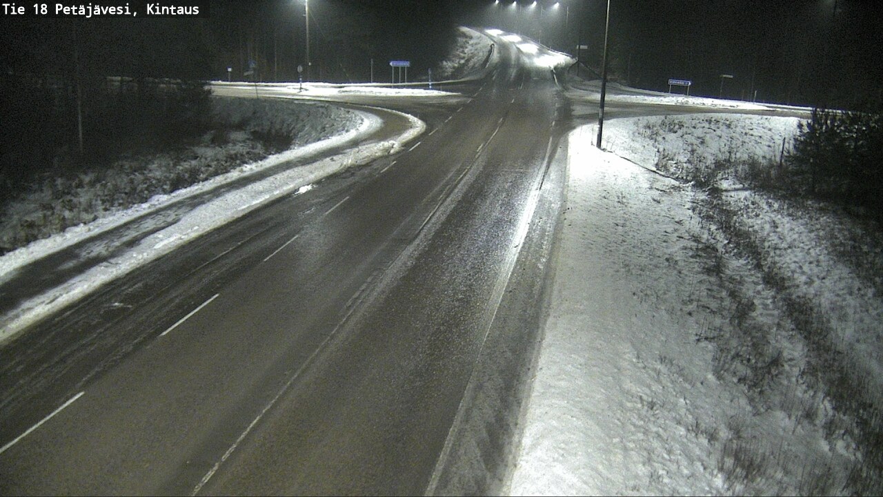 Weather Camera Image Road 18 Petäjävesi, Kintaus, Petäjävesi, Keski-Suomi