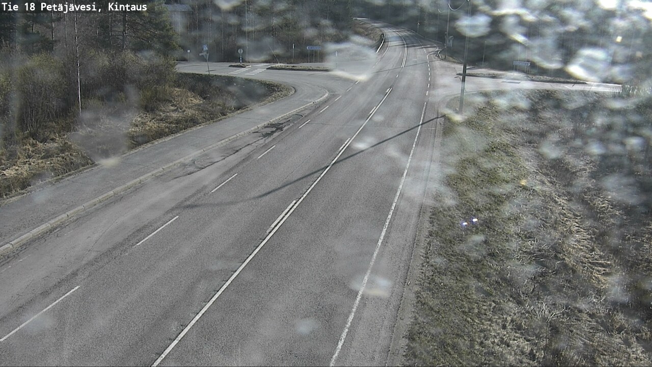 Weather Camera Image Väg 18 Petäjävesi, Kintaus, Petäjävesi, Keski-Suomi
