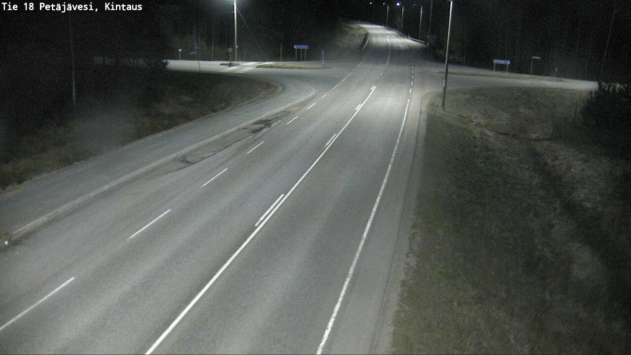 Weather Camera Image Väg 18 Petäjävesi, Kintaus, Petäjävesi, Keski-Suomi