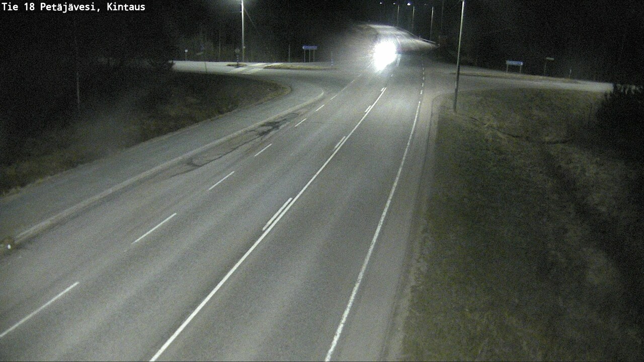 Weather Camera Image Road 18 Petäjävesi, Kintaus, Petäjävesi, Keski-Suomi